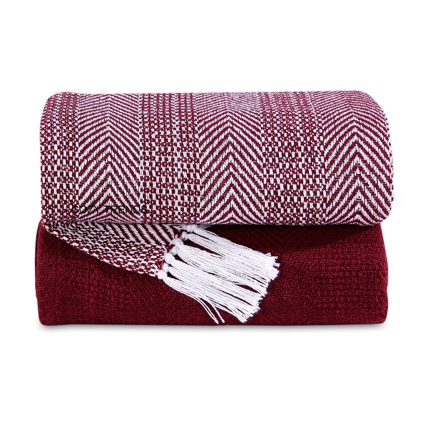 Set of throw best sale blankets
